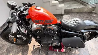 HD Sportster Fourty-Eight with Vance & Hines Short Shot Exhaust