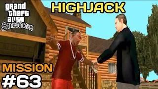 GTA San Andreas ~ Mission #63 ~ Highjack ( Android ) | Gta mastermind 2.0