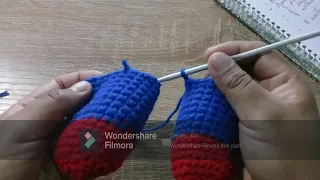 Hombre araña amigurumi PASO A PASO