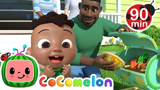 Hungry Plants Adventure with JJ and Cody | Cocomelon 90 MINS | Moonbug Kids - Cartoons & Toys