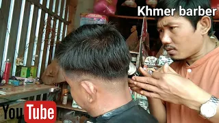 TUTORIAL HAIRCUT , barbershop for men in Cambodian