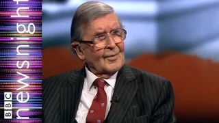 Lord Jenkin on Stoke Mandeville and Jimmy Savile - Newsnight