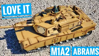 Heng Long M1A2 Abrams Pro Edition Tank TK6.0 Cannon Recoil 1/16