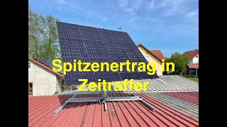 2-Achsen Solarnachführung - Solar Tracker in Zeitraffer - Timelapse