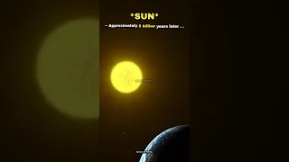 The Red Giant vs Earth 😱😶‍🌫️ #shorts #sun #earth