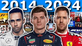 I Simulated 10 SEASONS On 10 Formula 1 Games!