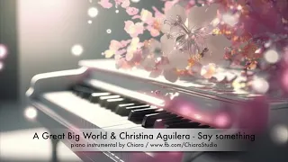 A Great Big World & Christina Aguilera - Say something - instrumental cover aranż podkład muzyczny