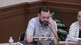 City Council Workshop 04/30/2024