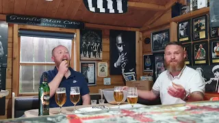 Two blokes in a shed. Episode 1 'How's the bacon?'