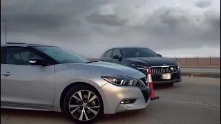 كيا كادينزا ضد نيسان مكسيما | Kia Cadinza vs Nissan Maxima Drag Race