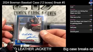 2024 Bowman Baseball Case (12 boxes) Break #5