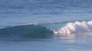 Difficult clean beach break session at a Portuguese tube machine! Close Outs and some nuggets