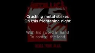 Metallica - Phantom Lord Lyrics (HD)