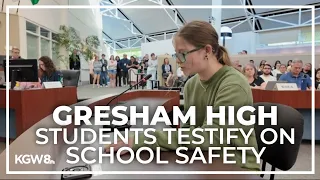 Gresham High students testified at school board meeting regarding uptick in violence