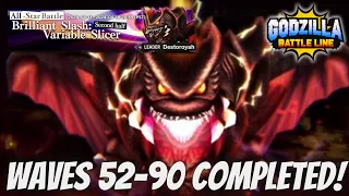 ALL STAR BATTLE WAVES 52-90 IN GODZILLA BATTLE LINE!