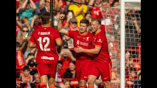 Steven Gerrard goal for Liverpool Legends!