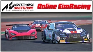 Захватывающая гонка с последнего места в Assetto Corsa Competizione.