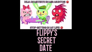 FLIPPY'S SECRET DATE 💔😭😠 #happytreefriends2022 #htf2022 #flippyxflaky #shorts #comics