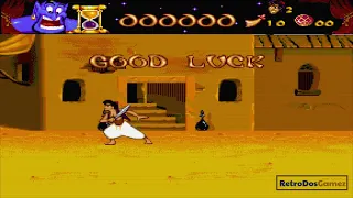 Original Aladdin PC Version - Gameplay DOS Game - Aladdin Level 1 - Retro Game - Live your childhood