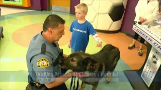 St. Paul Police K9 Makes Visit To Children’s Hospital