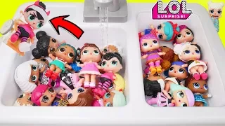 Heartbreaker Baby Custom LOL Surprise Dolls in Kitchen Sink