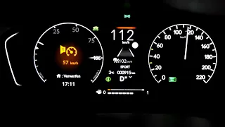 Honda Civic eHEV Sport accelerating from 0-160km/h