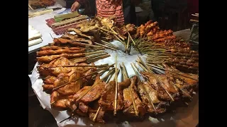 Vientiane Street Food - Laos Night Market 2017