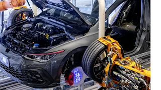 Volkswagen Golf 8 production: Factory tour in Wolfsburg