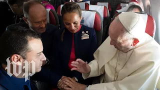 Pope Francis presides over mile-high wedding