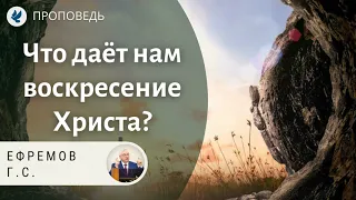 Что даёт нам воскресение Иисуса Христа? Ефремов Г.С. Проповеди МСЦ ЕХБ | ПАСХА 2021