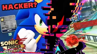 📲 Alguien "HACKEO" Sonic Forces ?! 😱 El Personaje Secreto de Sonic Forces Speed Battle
