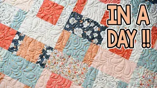 Garden Stroll | Layer Cake ONLY Pattern | Quick and Easy Quilt Pattern!