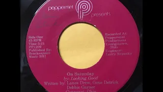 Looking Good "On Saturday" 1980 Conneaut Ohio Private Hard Rock 45 RPM Record