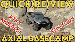 Crawler Canyon Quick(re)view: Axial SCX10 III "Base Camp" RTR (and it doesn't end up stock)