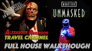 UNIVERSAL MONSTERS: UNMASKED Full House Walkthrough (Halloween Horror Nights 2023)