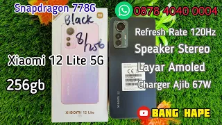 (Sold) Cakep Luar Dalam - Review Xiaomi 12 Lite 5G 256gb Fullset di Bang Hape COD Tokopedia Shopee