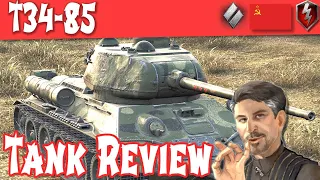 WOT Blitz - T34-85 Full Tank Review Soviet Tier 6 Medium ||WOT Blitz||