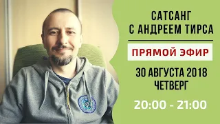 Прямая трансляция - САТСАНГ с Андреем Тирса - 30/08/18