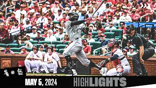 HIGHLIGHTS: Bryan Ramos’ First Career RBI Helps Lift the White Sox Over Cardinals (5.5.34)