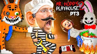 Revenge of the FLUFFY!  Mr. HOPPS Playhouse 2: Chef Duddy = OOF (FGTeeV Part 3)