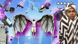 RAMPAGE MONSTER FRANKLIN DESTROYS THE ENTIRE EARTH WITH GOD POWERS IN GTA 5! (GTA 5 MODS RP)