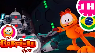 👾 Garfield salva o mundo de robôs malvados! 👾 - Enredo completo