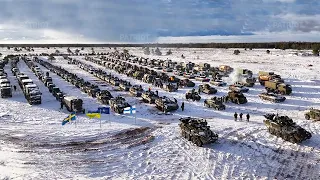Thousands of Finnish & Swedish Troops and 10,000 Combat Vehicles Arrive at Ukrainian