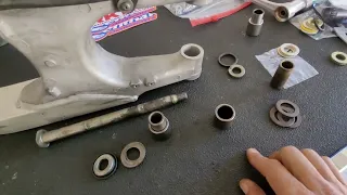 Honda CR250R Swing Arm Teardown Moose Racing vs Honda Swing Arm Bearing Kit