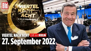 🔴 Viertel nach Acht – 27. September 2022 | u.a. mit Wolfgang Grupp, Birgit Kelle und Rainer Brüderle