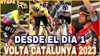 RESUMEN ETAPA 1 ➤ VOLTA a CATALUNYA 2023 🇪🇸 Batallando desde el Dia 1