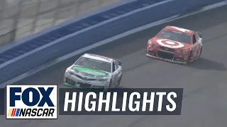 Kyle Busch Wins in Green-White-Checkered Finish - Fontana - 2014 NASCAR Sprint Cup