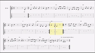 Road To Lisdoonvarna - electric guitar - tutorial - tabulature