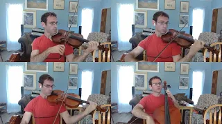 Mozart String Quartet No. 5 in F Major K. 158 - Four Camera Video