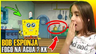 Reagindo a 10 SEGREDOS INCRÍVEIS ESCONDIDOS NO DESENHO DO BOB ESPONJA